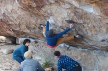 Bouldering in Hueco Tanks on 02/09/2019 with Blue Lizard Climbing and Yoga

Filename: SRM_20190209_1028400.jpg
Aperture: f/2.8
Shutter Speed: 1/400
Body: Canon EOS-1D Mark II
Lens: Canon EF 50mm f/1.8 II