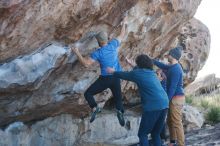 Bouldering in Hueco Tanks on 02/09/2019 with Blue Lizard Climbing and Yoga

Filename: SRM_20190209_1035341.jpg
Aperture: f/2.8
Shutter Speed: 1/640
Body: Canon EOS-1D Mark II
Lens: Canon EF 50mm f/1.8 II