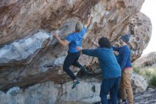 Bouldering in Hueco Tanks on 02/09/2019 with Blue Lizard Climbing and Yoga

Filename: SRM_20190209_1035350.jpg
Aperture: f/2.8
Shutter Speed: 1/640
Body: Canon EOS-1D Mark II
Lens: Canon EF 50mm f/1.8 II