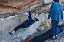 Bouldering in Hueco Tanks on 02/09/2019 with Blue Lizard Climbing and Yoga

Filename: SRM_20190209_1037110.jpg
Aperture: f/3.2
Shutter Speed: 1/320
Body: Canon EOS-1D Mark II
Lens: Canon EF 50mm f/1.8 II