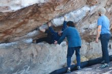 Bouldering in Hueco Tanks on 02/09/2019 with Blue Lizard Climbing and Yoga

Filename: SRM_20190209_1037260.jpg
Aperture: f/3.2
Shutter Speed: 1/320
Body: Canon EOS-1D Mark II
Lens: Canon EF 50mm f/1.8 II