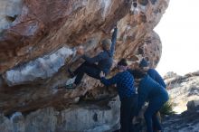 Bouldering in Hueco Tanks on 02/09/2019 with Blue Lizard Climbing and Yoga

Filename: SRM_20190209_1046590.jpg
Aperture: f/4.0
Shutter Speed: 1/640
Body: Canon EOS-1D Mark II
Lens: Canon EF 50mm f/1.8 II