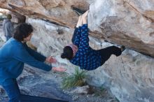 Bouldering in Hueco Tanks on 02/09/2019 with Blue Lizard Climbing and Yoga

Filename: SRM_20190209_1048410.jpg
Aperture: f/4.0
Shutter Speed: 1/200
Body: Canon EOS-1D Mark II
Lens: Canon EF 50mm f/1.8 II