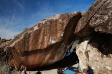 Bouldering in Hueco Tanks on 02/09/2019 with Blue Lizard Climbing and Yoga

Filename: SRM_20190209_1201120.jpg
Aperture: f/5.6
Shutter Speed: 1/250
Body: Canon EOS-1D Mark II
Lens: Canon EF 16-35mm f/2.8 L
