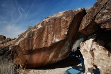 Bouldering in Hueco Tanks on 02/09/2019 with Blue Lizard Climbing and Yoga

Filename: SRM_20190209_1206160.jpg
Aperture: f/5.6
Shutter Speed: 1/250
Body: Canon EOS-1D Mark II
Lens: Canon EF 16-35mm f/2.8 L