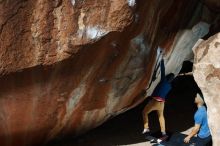 Bouldering in Hueco Tanks on 02/09/2019 with Blue Lizard Climbing and Yoga

Filename: SRM_20190209_1208030.jpg
Aperture: f/5.6
Shutter Speed: 1/250
Body: Canon EOS-1D Mark II
Lens: Canon EF 16-35mm f/2.8 L