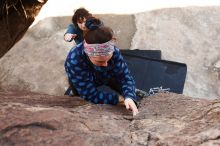 Bouldering in Hueco Tanks on 02/09/2019 with Blue Lizard Climbing and Yoga

Filename: SRM_20190209_1219140.jpg
Aperture: f/4.5
Shutter Speed: 1/250
Body: Canon EOS-1D Mark II
Lens: Canon EF 16-35mm f/2.8 L