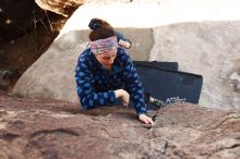 Bouldering in Hueco Tanks on 02/09/2019 with Blue Lizard Climbing and Yoga

Filename: SRM_20190209_1219150.jpg
Aperture: f/4.5
Shutter Speed: 1/250
Body: Canon EOS-1D Mark II
Lens: Canon EF 16-35mm f/2.8 L