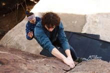 Bouldering in Hueco Tanks on 02/09/2019 with Blue Lizard Climbing and Yoga

Filename: SRM_20190209_1222120.jpg
Aperture: f/5.6
Shutter Speed: 1/160
Body: Canon EOS-1D Mark II
Lens: Canon EF 16-35mm f/2.8 L