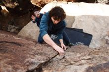 Bouldering in Hueco Tanks on 02/09/2019 with Blue Lizard Climbing and Yoga

Filename: SRM_20190209_1222170.jpg
Aperture: f/6.3
Shutter Speed: 1/160
Body: Canon EOS-1D Mark II
Lens: Canon EF 16-35mm f/2.8 L