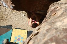 Bouldering in Hueco Tanks on 02/09/2019 with Blue Lizard Climbing and Yoga

Filename: SRM_20190209_1234360.jpg
Aperture: f/4.0
Shutter Speed: 1/1250
Body: Canon EOS-1D Mark II
Lens: Canon EF 50mm f/1.8 II