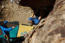 Bouldering in Hueco Tanks on 02/09/2019 with Blue Lizard Climbing and Yoga

Filename: SRM_20190209_1239320.jpg
Aperture: f/4.0
Shutter Speed: 1/2000
Body: Canon EOS-1D Mark II
Lens: Canon EF 50mm f/1.8 II