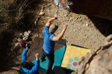 Bouldering in Hueco Tanks on 02/09/2019 with Blue Lizard Climbing and Yoga

Filename: SRM_20190209_1239540.jpg
Aperture: f/4.0
Shutter Speed: 1/2000
Body: Canon EOS-1D Mark II
Lens: Canon EF 50mm f/1.8 II