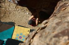 Bouldering in Hueco Tanks on 02/09/2019 with Blue Lizard Climbing and Yoga

Filename: SRM_20190209_1242450.jpg
Aperture: f/4.0
Shutter Speed: 1/2000
Body: Canon EOS-1D Mark II
Lens: Canon EF 50mm f/1.8 II