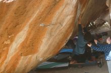 Bouldering in Hueco Tanks on 02/09/2019 with Blue Lizard Climbing and Yoga

Filename: SRM_20190209_1300590.jpg
Aperture: f/4.0
Shutter Speed: 1/200
Body: Canon EOS-1D Mark II
Lens: Canon EF 50mm f/1.8 II