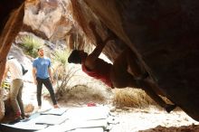 Bouldering in Hueco Tanks on 02/09/2019 with Blue Lizard Climbing and Yoga

Filename: SRM_20190209_1302530.jpg
Aperture: f/4.0
Shutter Speed: 1/400
Body: Canon EOS-1D Mark II
Lens: Canon EF 50mm f/1.8 II