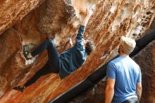 Bouldering in Hueco Tanks on 02/09/2019 with Blue Lizard Climbing and Yoga

Filename: SRM_20190209_1459050.jpg
Aperture: f/4.0
Shutter Speed: 1/400
Body: Canon EOS-1D Mark II
Lens: Canon EF 50mm f/1.8 II