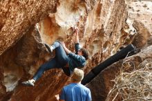 Bouldering in Hueco Tanks on 02/09/2019 with Blue Lizard Climbing and Yoga

Filename: SRM_20190209_1459390.jpg
Aperture: f/4.0
Shutter Speed: 1/640
Body: Canon EOS-1D Mark II
Lens: Canon EF 50mm f/1.8 II