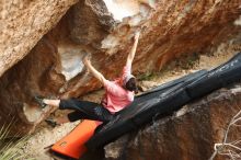 Bouldering in Hueco Tanks on 02/09/2019 with Blue Lizard Climbing and Yoga

Filename: SRM_20190209_1508170.jpg
Aperture: f/4.0
Shutter Speed: 1/400
Body: Canon EOS-1D Mark II
Lens: Canon EF 50mm f/1.8 II