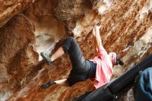 Bouldering in Hueco Tanks on 02/09/2019 with Blue Lizard Climbing and Yoga

Filename: SRM_20190209_1513530.jpg
Aperture: f/4.0
Shutter Speed: 1/200
Body: Canon EOS-1D Mark II
Lens: Canon EF 50mm f/1.8 II