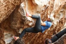 Bouldering in Hueco Tanks on 02/09/2019 with Blue Lizard Climbing and Yoga

Filename: SRM_20190209_1523310.jpg
Aperture: f/4.0
Shutter Speed: 1/250
Body: Canon EOS-1D Mark II
Lens: Canon EF 50mm f/1.8 II