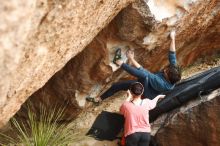 Bouldering in Hueco Tanks on 02/09/2019 with Blue Lizard Climbing and Yoga

Filename: SRM_20190209_1525370.jpg
Aperture: f/4.0
Shutter Speed: 1/250
Body: Canon EOS-1D Mark II
Lens: Canon EF 50mm f/1.8 II