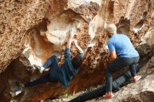 Bouldering in Hueco Tanks on 02/09/2019 with Blue Lizard Climbing and Yoga

Filename: SRM_20190209_1535510.jpg
Aperture: f/4.0
Shutter Speed: 1/1000
Body: Canon EOS-1D Mark II
Lens: Canon EF 50mm f/1.8 II