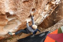 Bouldering in Hueco Tanks on 02/09/2019 with Blue Lizard Climbing and Yoga

Filename: SRM_20190209_1546310.jpg
Aperture: f/5.6
Shutter Speed: 1/320
Body: Canon EOS-1D Mark II
Lens: Canon EF 16-35mm f/2.8 L