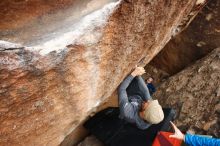 Bouldering in Hueco Tanks on 02/09/2019 with Blue Lizard Climbing and Yoga

Filename: SRM_20190209_1550151.jpg
Aperture: f/5.6
Shutter Speed: 1/400
Body: Canon EOS-1D Mark II
Lens: Canon EF 16-35mm f/2.8 L