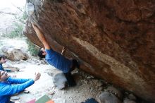 Bouldering in Hueco Tanks on 02/09/2019 with Blue Lizard Climbing and Yoga

Filename: SRM_20190209_1658220.jpg
Aperture: f/7.1
Shutter Speed: 1/250
Body: Canon EOS-1D Mark II
Lens: Canon EF 16-35mm f/2.8 L