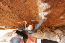 Bouldering in Hueco Tanks on 02/09/2019 with Blue Lizard Climbing and Yoga

Filename: SRM_20190209_1736580.jpg
Aperture: f/4.0
Shutter Speed: 1/160
Body: Canon EOS-1D Mark II
Lens: Canon EF 16-35mm f/2.8 L