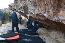 Bouldering in Hueco Tanks on 02/09/2019 with Blue Lizard Climbing and Yoga

Filename: SRM_20190209_1814240.jpg
Aperture: f/3.5
Shutter Speed: 1/250
Body: Canon EOS-1D Mark II
Lens: Canon EF 50mm f/1.8 II