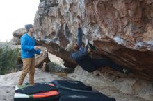 Bouldering in Hueco Tanks on 02/09/2019 with Blue Lizard Climbing and Yoga

Filename: SRM_20190209_1816080.jpg
Aperture: f/3.5
Shutter Speed: 1/250
Body: Canon EOS-1D Mark II
Lens: Canon EF 50mm f/1.8 II