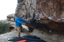 Bouldering in Hueco Tanks on 02/09/2019 with Blue Lizard Climbing and Yoga

Filename: SRM_20190209_1816140.jpg
Aperture: f/4.0
Shutter Speed: 1/250
Body: Canon EOS-1D Mark II
Lens: Canon EF 50mm f/1.8 II