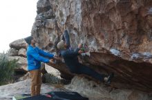 Bouldering in Hueco Tanks on 02/09/2019 with Blue Lizard Climbing and Yoga

Filename: SRM_20190209_1816160.jpg
Aperture: f/4.0
Shutter Speed: 1/250
Body: Canon EOS-1D Mark II
Lens: Canon EF 50mm f/1.8 II