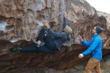 Bouldering in Hueco Tanks on 02/09/2019 with Blue Lizard Climbing and Yoga

Filename: SRM_20190209_1823531.jpg
Aperture: f/4.0
Shutter Speed: 1/160
Body: Canon EOS-1D Mark II
Lens: Canon EF 50mm f/1.8 II