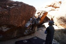 Bouldering in Hueco Tanks on 02/17/2019 with Blue Lizard Climbing and Yoga

Filename: SRM_20190217_1059150.jpg
Aperture: f/5.6
Shutter Speed: 1/320
Body: Canon EOS-1D Mark II
Lens: Canon EF 16-35mm f/2.8 L