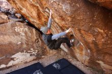 Bouldering in Hueco Tanks on 02/17/2019 with Blue Lizard Climbing and Yoga

Filename: SRM_20190217_1105260.jpg
Aperture: f/5.6
Shutter Speed: 1/125
Body: Canon EOS-1D Mark II
Lens: Canon EF 16-35mm f/2.8 L