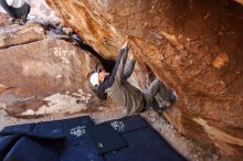 Bouldering in Hueco Tanks on 02/17/2019 with Blue Lizard Climbing and Yoga

Filename: SRM_20190217_1107490.jpg
Aperture: f/4.5
Shutter Speed: 1/200
Body: Canon EOS-1D Mark II
Lens: Canon EF 16-35mm f/2.8 L