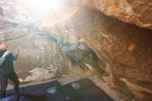 Bouldering in Hueco Tanks on 02/17/2019 with Blue Lizard Climbing and Yoga

Filename: SRM_20190217_1109060.jpg
Aperture: f/4.5
Shutter Speed: 1/320
Body: Canon EOS-1D Mark II
Lens: Canon EF 16-35mm f/2.8 L