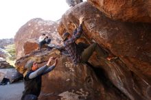 Bouldering in Hueco Tanks on 02/17/2019 with Blue Lizard Climbing and Yoga

Filename: SRM_20190217_1109170.jpg
Aperture: f/4.5
Shutter Speed: 1/500
Body: Canon EOS-1D Mark II
Lens: Canon EF 16-35mm f/2.8 L
