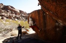 Bouldering in Hueco Tanks on 02/17/2019 with Blue Lizard Climbing and Yoga

Filename: SRM_20190217_1145120.jpg
Aperture: f/5.6
Shutter Speed: 1/640
Body: Canon EOS-1D Mark II
Lens: Canon EF 16-35mm f/2.8 L