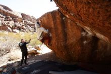 Bouldering in Hueco Tanks on 02/17/2019 with Blue Lizard Climbing and Yoga

Filename: SRM_20190217_1145190.jpg
Aperture: f/5.6
Shutter Speed: 1/400
Body: Canon EOS-1D Mark II
Lens: Canon EF 16-35mm f/2.8 L