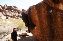 Bouldering in Hueco Tanks on 02/17/2019 with Blue Lizard Climbing and Yoga

Filename: SRM_20190217_1145590.jpg
Aperture: f/5.6
Shutter Speed: 1/500
Body: Canon EOS-1D Mark II
Lens: Canon EF 16-35mm f/2.8 L