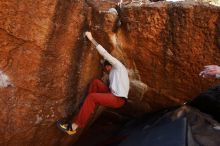 Bouldering in Hueco Tanks on 02/17/2019 with Blue Lizard Climbing and Yoga

Filename: SRM_20190217_1152080.jpg
Aperture: f/5.6
Shutter Speed: 1/400
Body: Canon EOS-1D Mark II
Lens: Canon EF 16-35mm f/2.8 L