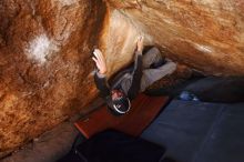 Bouldering in Hueco Tanks on 02/17/2019 with Blue Lizard Climbing and Yoga

Filename: SRM_20190217_1159240.jpg
Aperture: f/4.0
Shutter Speed: 1/160
Body: Canon EOS-1D Mark II
Lens: Canon EF 16-35mm f/2.8 L