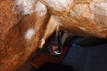 Bouldering in Hueco Tanks on 02/17/2019 with Blue Lizard Climbing and Yoga

Filename: SRM_20190217_1159250.jpg
Aperture: f/4.0
Shutter Speed: 1/250
Body: Canon EOS-1D Mark II
Lens: Canon EF 16-35mm f/2.8 L