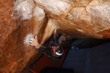 Bouldering in Hueco Tanks on 02/17/2019 with Blue Lizard Climbing and Yoga

Filename: SRM_20190217_1159260.jpg
Aperture: f/4.0
Shutter Speed: 1/250
Body: Canon EOS-1D Mark II
Lens: Canon EF 16-35mm f/2.8 L