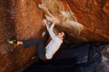 Bouldering in Hueco Tanks on 02/17/2019 with Blue Lizard Climbing and Yoga

Filename: SRM_20190217_1218010.jpg
Aperture: f/4.5
Shutter Speed: 1/500
Body: Canon EOS-1D Mark II
Lens: Canon EF 16-35mm f/2.8 L