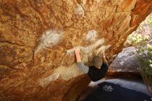 Bouldering in Hueco Tanks on 02/17/2019 with Blue Lizard Climbing and Yoga

Filename: SRM_20190217_1309191.jpg
Aperture: f/5.0
Shutter Speed: 1/200
Body: Canon EOS-1D Mark II
Lens: Canon EF 16-35mm f/2.8 L